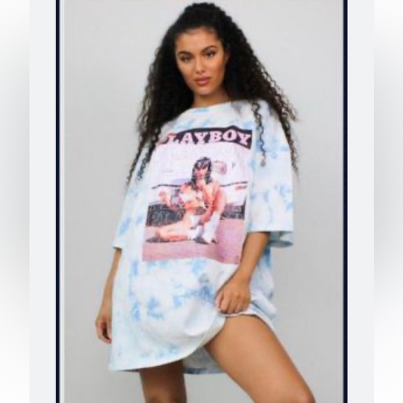 Playboy x Misguided t-shirt dress - Picture 6 of 6